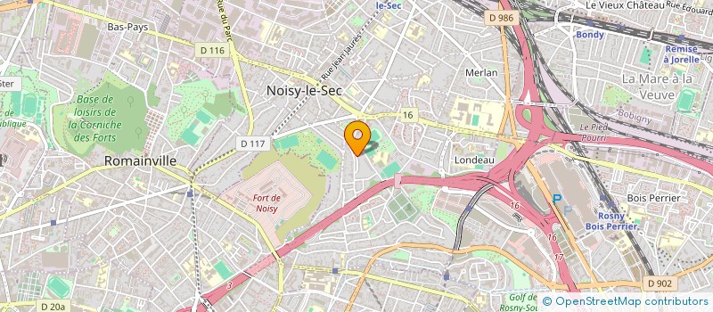 localisation de l'entreprise FLEURS D'EMERAUDE à NOISY-LE-SEC