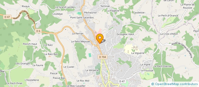 localisation de l'entreprise FLEURS D'EUROPE COMPAGNIE à SARLAT-LA-CANEDA