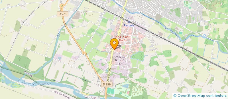 localisation de l'entreprise FLEURS D'O à PERTUIS