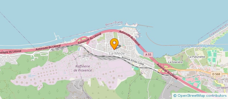 localisation de l'entreprise FLEURS D'UN NOUVEAU MONDE à CHATEAUNEUF-LES-MARTIGUES