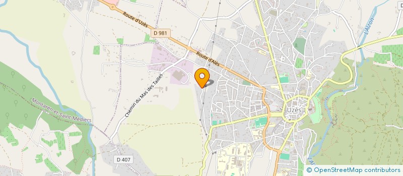 localisation de l'entreprise FLEURS DE BITUME  UZES