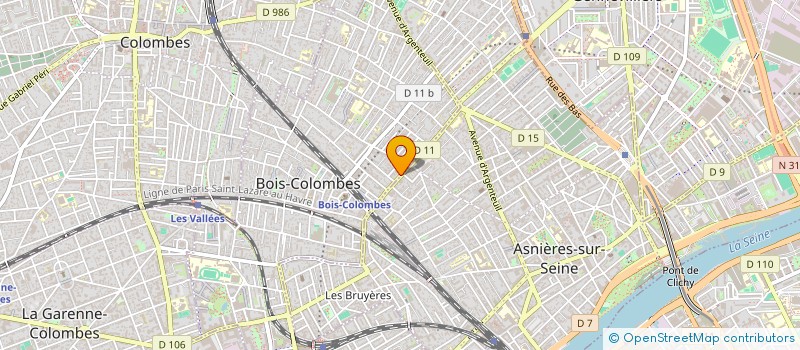 localisation de l'entreprise FLEURS DE BOIS CO à BOIS-COLOMBES