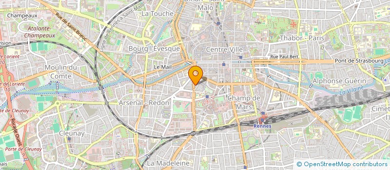 localisation de l'entreprise FLEURS DE BREIZ  RENNES