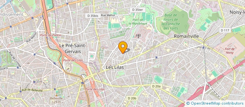 localisation de l'entreprise FLEURS DE DEMAIN à LES LILAS