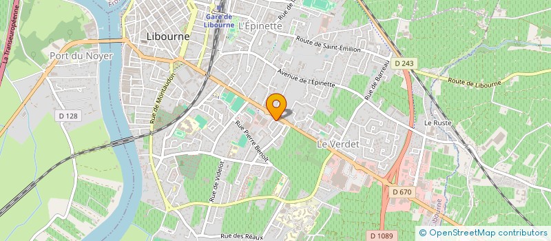 localisation de l'entreprise FLEURS DE GIRONDE  LIBOURNE