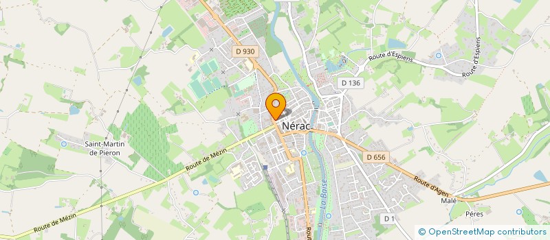 localisation de l'entreprise FLEURS DE L AGE  NERAC