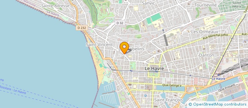 localisation de l'entreprise FLEURS DE L'OUEST à LE HAVRE