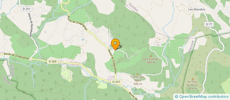 localisation de l'entreprise FLEURS DE LOTUS GESTION SCI  VILLECROZE