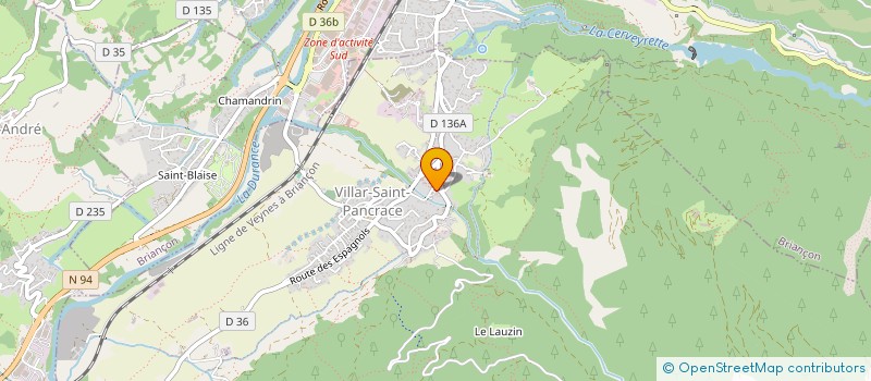 localisation de l'entreprise FLEURS DE LUNE  VILLAR-SAINT-PANCRACE