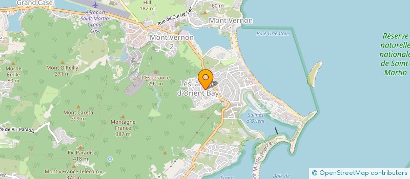 localisation de l'entreprise FLEURS DE LYS  SAINT MARTIN