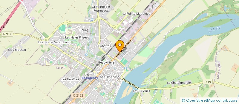 localisation de l'entreprise FLEURS DE LYS DE BEAUGENCY  BEAUGENCY