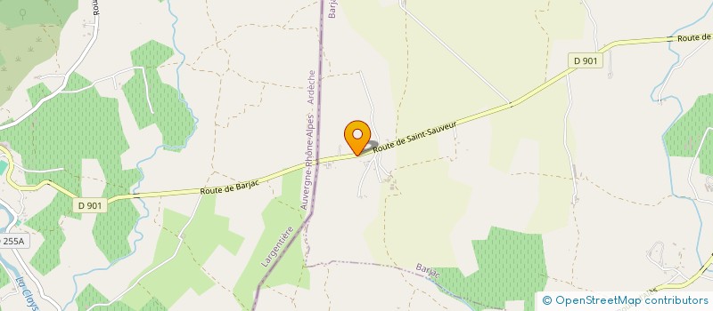 localisation de l'entreprise FLEURS DE MAI à BARJAC
