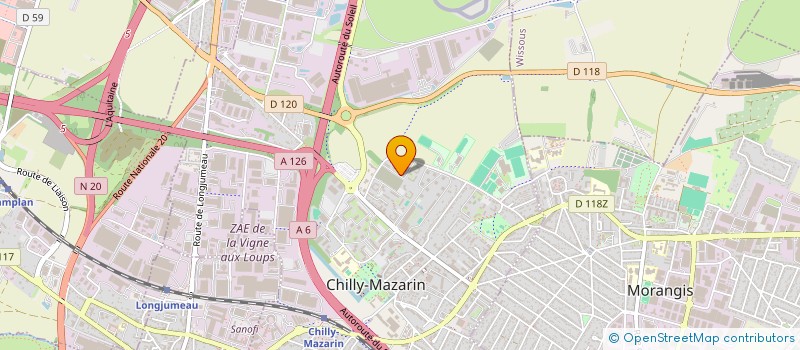 localisation de l'entreprise FLEURS DE MARIE  CHILLY-MAZARIN