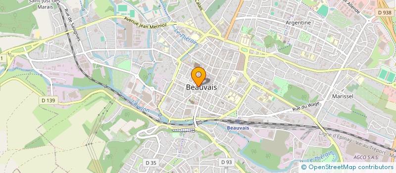 localisation de l'entreprise FLEURS DE MERYDYS  BEAUVAIS