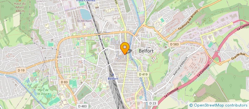 localisation de l'entreprise FLEURS DE NICE SARL à BELFORT