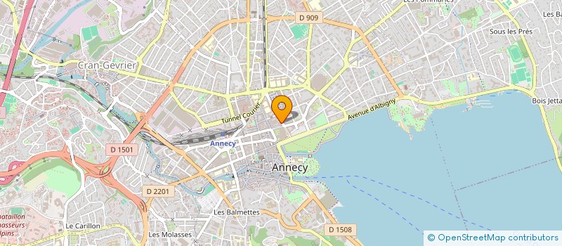 localisation de l'entreprise FLEURS DE PRUNIER à ANNECY