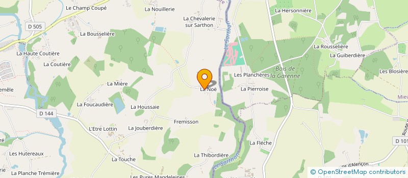 localisation de l'entreprise FLEURS DE SAINT-PIERRE à SAINT-PIERRE-DES-NIDS