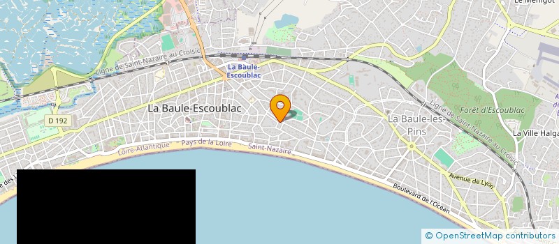 localisation de l'entreprise FLEURS DE SCENE à LA BAULE-ESCOUBLAC