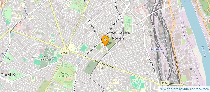 localisation de l'entreprise FLEURS DE SEL  SOTTEVILLE-LES-ROUEN