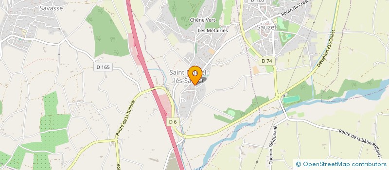 localisation de l'entreprise FLEURS DE SOLEIL DE LA DROME  SAINT-MARCEL-LES-SAUZET