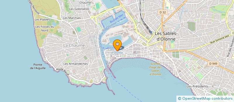 localisation de l'entreprise FLEURS DE THYM à LES SABLES D'OLONNE