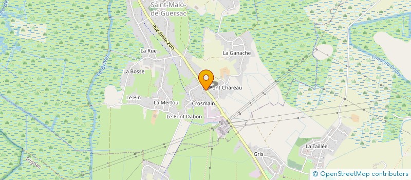 localisation de l'entreprise FLEURS DE VIE 44  SAINT-MALO-DE-GUERSAC