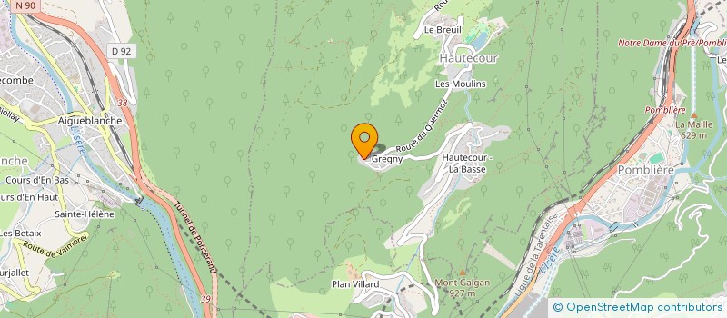 localisation de l'entreprise FLEURS DE VIE  SALINS-FONTAINE