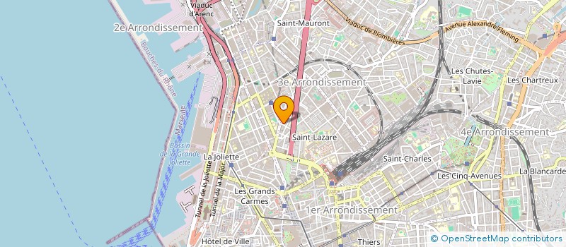localisation de l'entreprise FLEURS DES CHAMPS DISTRIBUTION  MARSEILLE