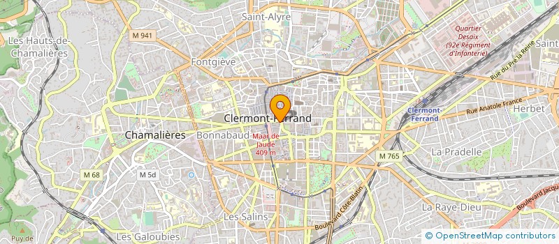 localisation de l'entreprise FLEURS DES DOMES à CLERMONT-FERRAND