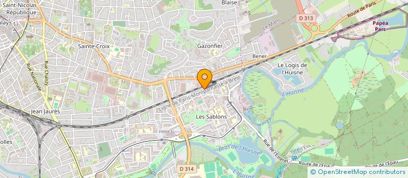 localisation de l'entreprise FLEURS DES ILES  LE MANS