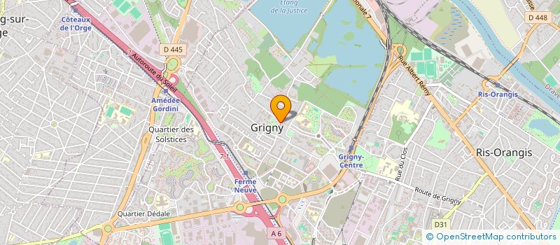 localisation de l'entreprise FLEURS DES ILES  GRIGNY