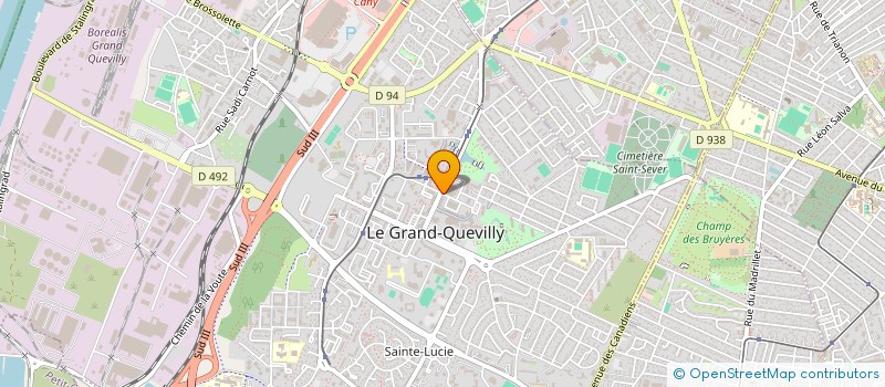 localisation de l'entreprise FLEURS DES PROVINCES à LE GRAND-QUEVILLY