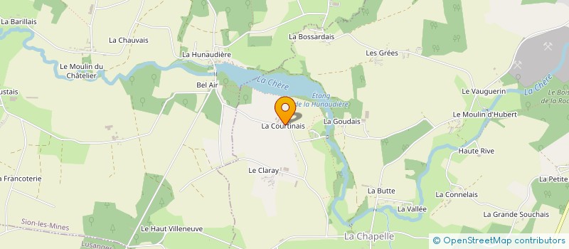 localisation de l'entreprise FLEURS DU COIN  SAINT-AUBIN-DES-CHATEAUX