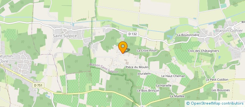 localisation de l'entreprise FLEURS DU COTEAU  BLAISON-SAINT-SULPICE