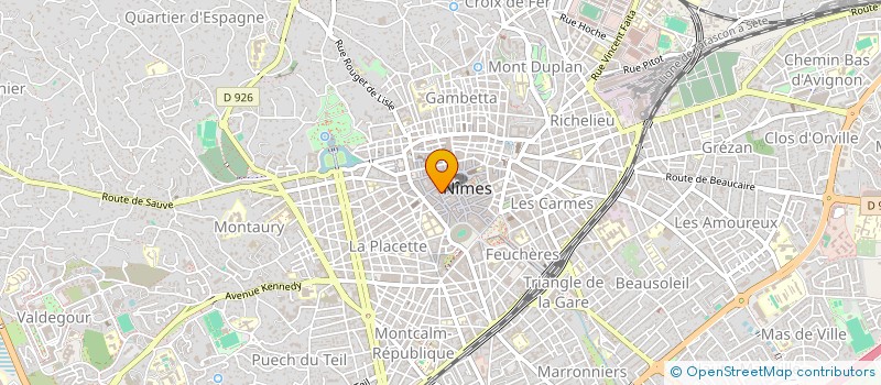 localisation de l'entreprise FLEURS DU DESERT à NIMES