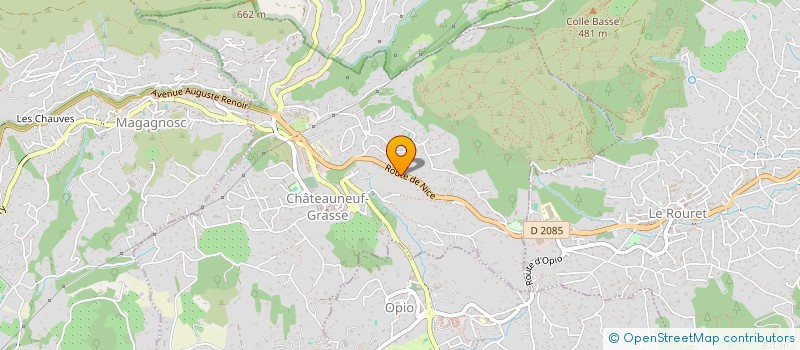 localisation de l'entreprise FLEURS DU SUD  CHATEAUNEUF-GRASSE