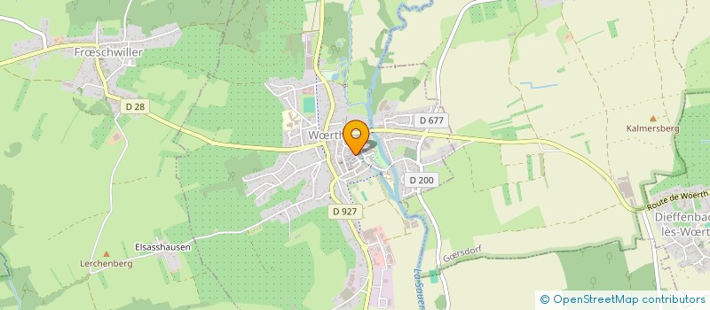 localisation de l'entreprise FLEURS DUCHMANN  WRTH