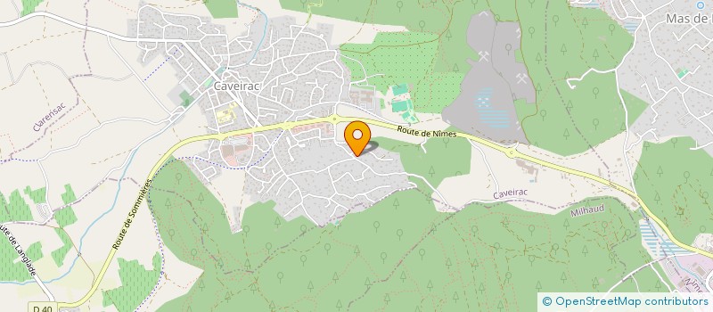 localisation de l'entreprise FLEURS ET AMBIANCES  CAVEIRAC