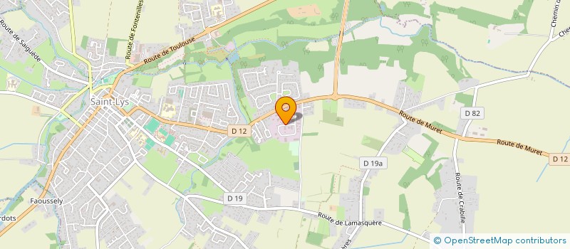 localisation de l'entreprise FLEURS ET CREATIONS  SAINT-LYS