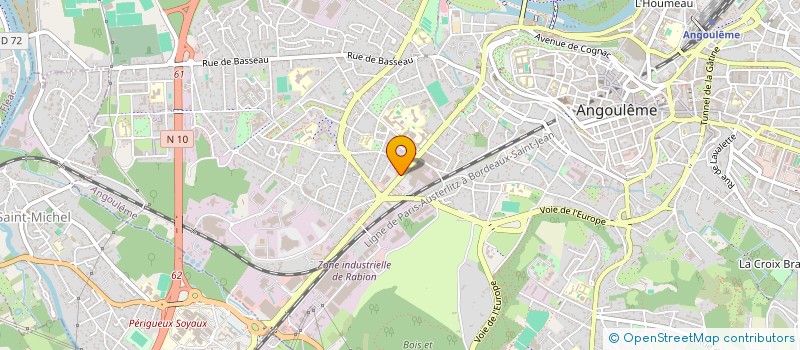 localisation de l'entreprise FLEURS ET CULTURE D'INTERIEUR MERE ET FILS à ANGOULEME