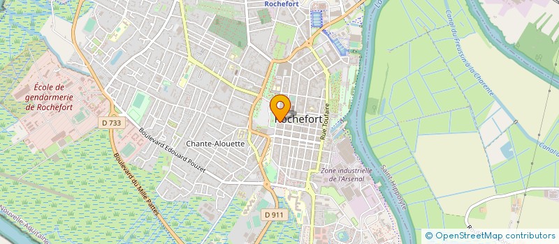 localisation de l'entreprise FLEURS ET ELLE SARL à ROCHEFORT