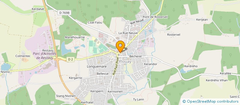 localisation de l'entreprise FLEURS ET GRAINES LE NAY  PLOUAY