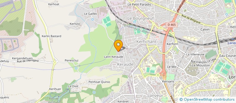 localisation de l'entreprise FLEURS ET PASSION à PLOEMEUR