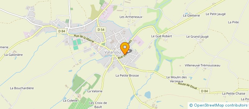 localisation de l'entreprise FLEURS ET SAVEURS à CHEMILLE-EN-ANJOU