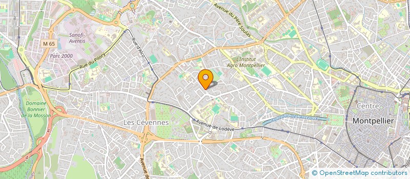 localisation de l'entreprise FLEURS ET SENS à MONTPELLIER