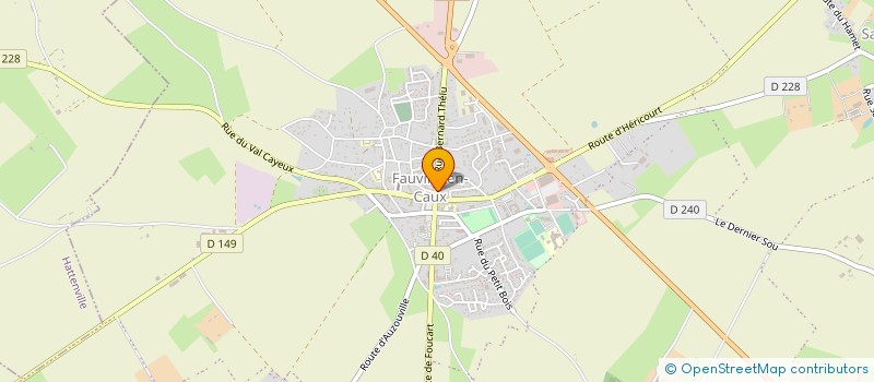 localisation de l'entreprise FLEURS ET SENS  TERRES-DE-CAUX