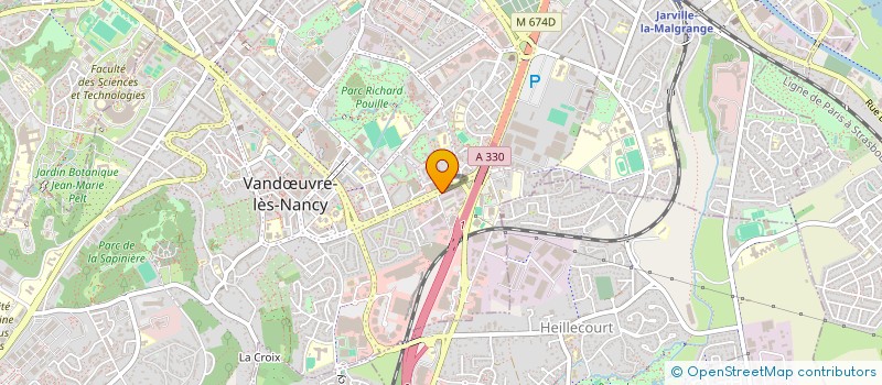 localisation de l'entreprise FLEURS ET STYLES  VANDUVRE-LES-NANCY