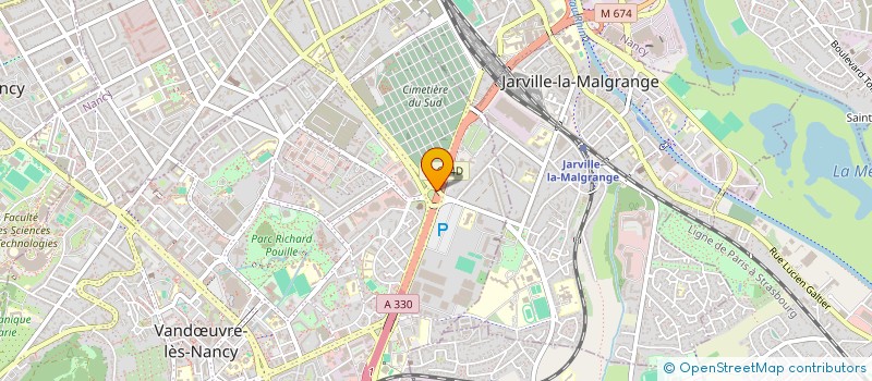 localisation de l'entreprise FLEURS ET TENDANCES à VANDŒUVRE-LES-NANCY