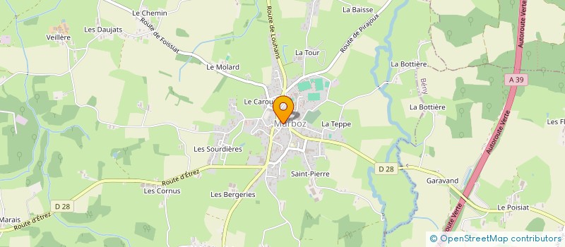 localisation de l'entreprise FLEURS FOREVER II  MARBOZ