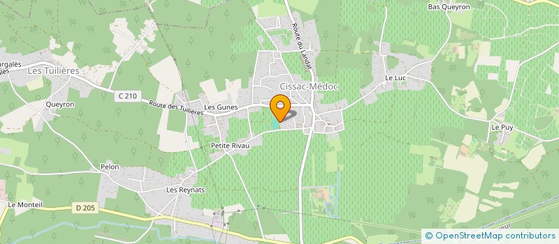 localisation de l'entreprise FLEURS H24 à CISSAC-MEDOC